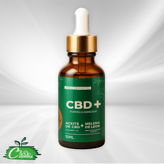 Aceite Destilado + Melena de Leon 25000mg - 50mL